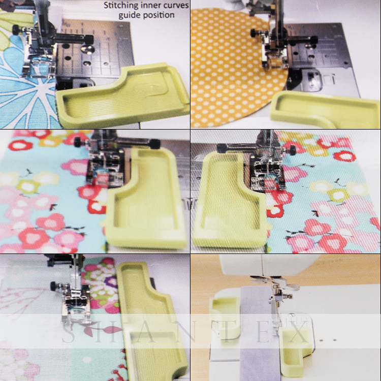 Accesorios de costura Guía de puntada Stick'n 6-en-1 perfecta para manualidades de aguja Guía de puntada de máquina de coser