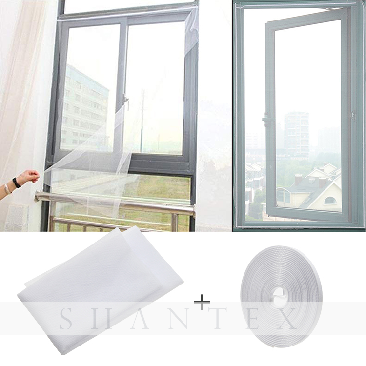 DIY autoadhesivo mosquitero ventana malla malla malla gancho bucle cortina